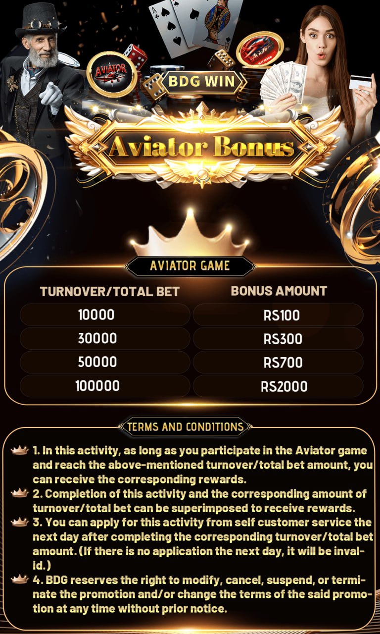 BDG Win Aviator bonus chart image